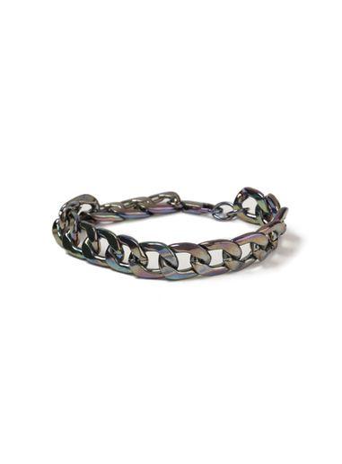 Topman Mens Black Petrol Chunky Bracelet*