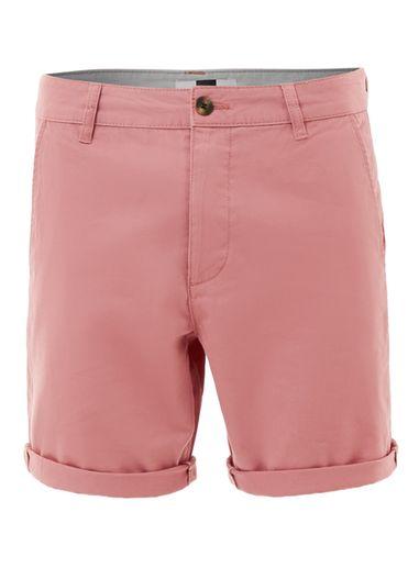 Topman Mens Light Pink Short Length Chino Shorts