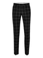 Selected Homme Mens Selected Homme Black Grid Check Pants