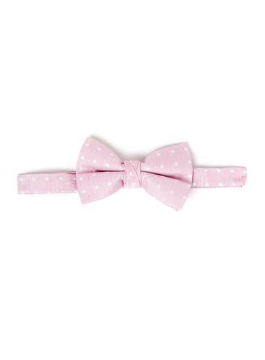 Topman Mens Pink Polka Dot Bow Tie