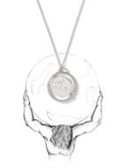 Topman Mens Silver Look Greek Mythology Atlas Necklace*