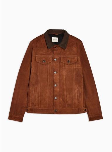 Selected Homme Mens Selected Homme Brown Jeppe Suede Jacket