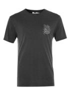 Topman Mens Black Ride Fast Print T-shirt