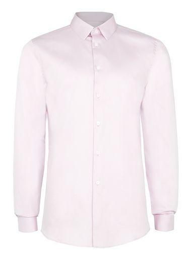 Topman Mens Premium Pink Egyptian Cotton Dress Shirt
