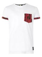 Topman Mens Criminal Damage White And Red Roller T-shirt*