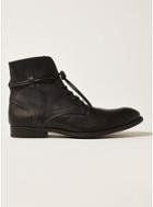 Topman Mens Black Leather Moriarty Brogue Boots