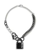 Topman Mens Metallic Topman Design Padlock Necklace*