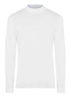 Topman Mens White Mini Roll Neck Long Sleeve T-shirt