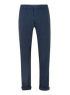 Topman Mens Blue Textured Cropped Stretch Skinny Chinos