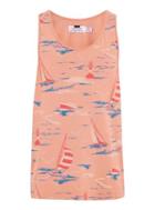 Topman Mens Red Mast Vest Top