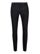 Topman Mens Navy Fleck Ultra Skinny Suit Trousers