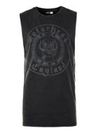 Topman Mens Black Motorhead Print Tank Top
