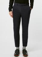 Topman Mens Blue Co-ord Collection Navy Skinny Pants With Ankle Detail