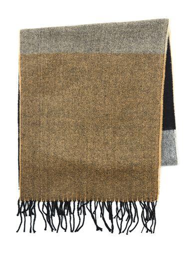 Topman Mens Black And Camel Scarf