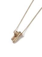 Topman Mens Gold Look Tooth Tusk Necklace*