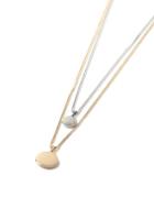 Topman Mens Grey Circle Disc Multi Row Necklace*