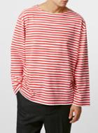 Topman Mens Curtis Kulig White Striped Long Sleeve T-shirt