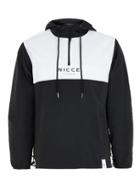 Topman Mens Nicce Black And White Cagoule Jacket