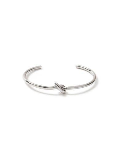 Topman Mens Silver Knot Bangle*