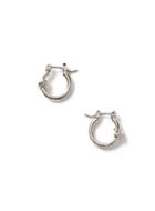 Topman Mens Silver Knot Hoop Earrings*