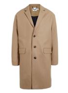 Topman Mens Brown Limited Edition Cashmere Blend Camel Duster Coat