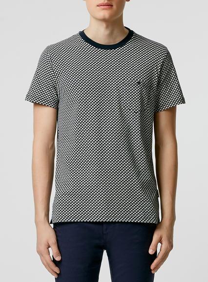 Topman Mens Blue Peter Werth Navy Hardy T-shirt