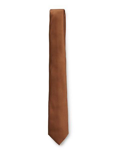 Topman Mens Toffee Brown Tie
