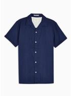 Selected Homme Mens Selected Homme Navy 'nolan' Short Sleeve Shirt