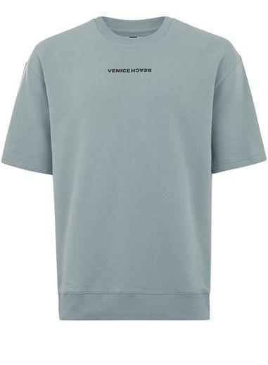 Topman Mens Grey Gray 'venice' T-shirt