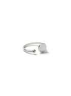 Topman Mens Silver Look Split Circle Band Ring*