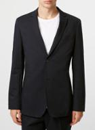 Topman Mens Blue Co-ord Collection Navy Skinny Fit Blazer