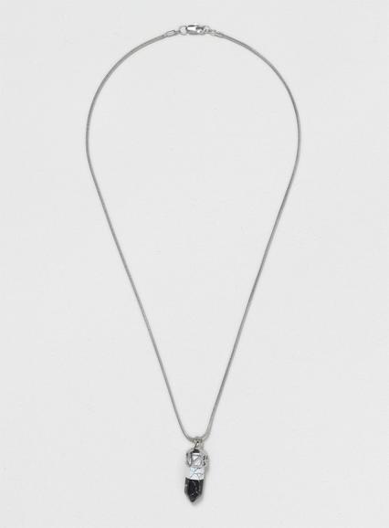 Topman Mens Black Premium Shard Pendant Necklace*