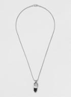 Topman Mens Black Premium Shard Pendant Necklace*