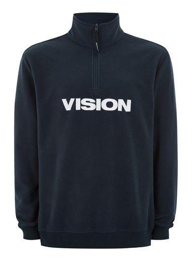 Topman Mens Blue Vision Street Wear Navy Half Zip Track Top