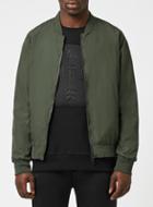 Topman Mens Green N1sq Khaki Bomber Jacket*