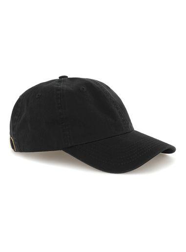 Topman Mens Black Relaxed Curve Peak Cap