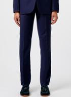 Topman Mens Evening Blue Slim Fit Suit Trousers