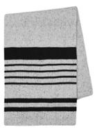 Topman Mens White And Black Fleck Knitted Thick Scarf