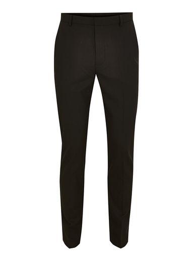 Topman Mens Black Skinny Smart Trousers
