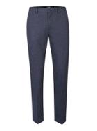 Topman Mens Blue Navy Cropped Skinny Smart Trousers