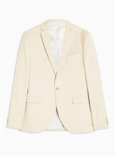 Topman Mens Stone Super Skinny Blazer
