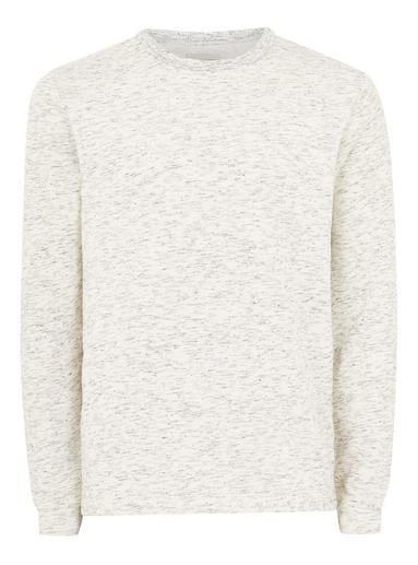 Topman Mens Brown Selected Homme Beige Sweatshirt