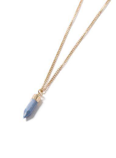 Topman Mens Gold Look Semi Precious Shard Necklace*