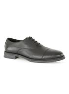 Topman Mens Selected Homme Black Leather Lace Up Shoes