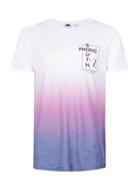 Topman Mens Faded Purple Phonic Print Slim Fit T-shirt