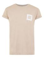 Topman Mens Brown Stone Nord/sud Print T-shirt