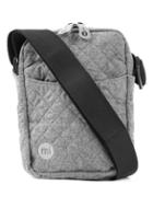 Topman Mens Grey Mi-pac Black Quilted Flight Bag*