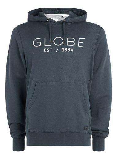 Topman Mens Globe Grey Pullover Hoodie*