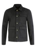 Topman Mens Ltd Black Waxed Utility Jacket