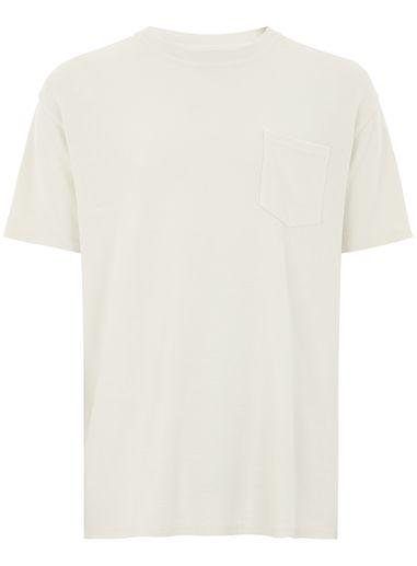 Topman Mens Cream Ltd Ecru Textured T-shirt